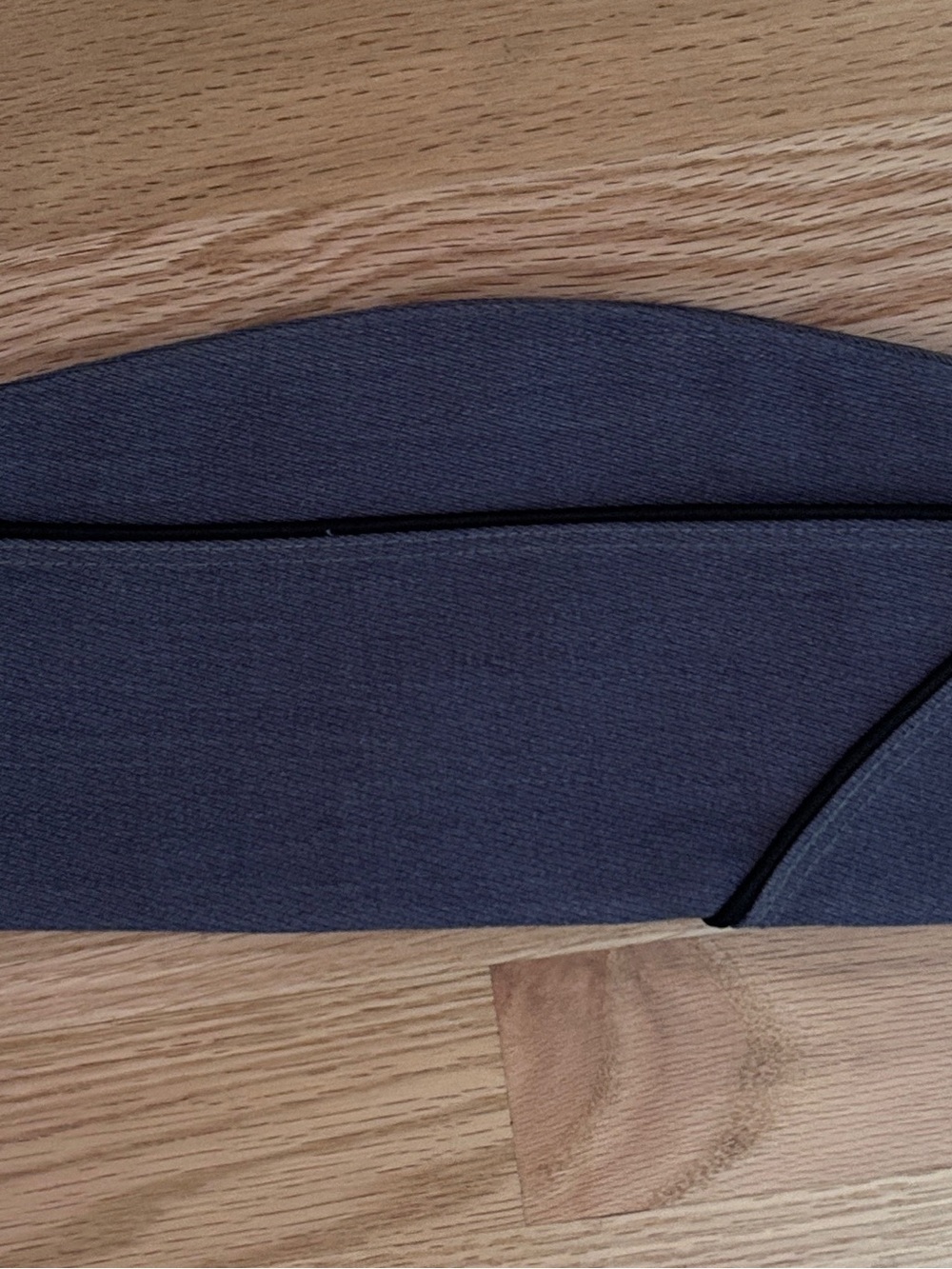 Men's military school garrison cap gray/blue 7 1/8